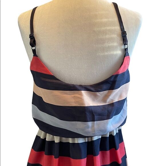 BCBGeneration Sleeveless Striped Maxi Dress - Picture 13 of 15